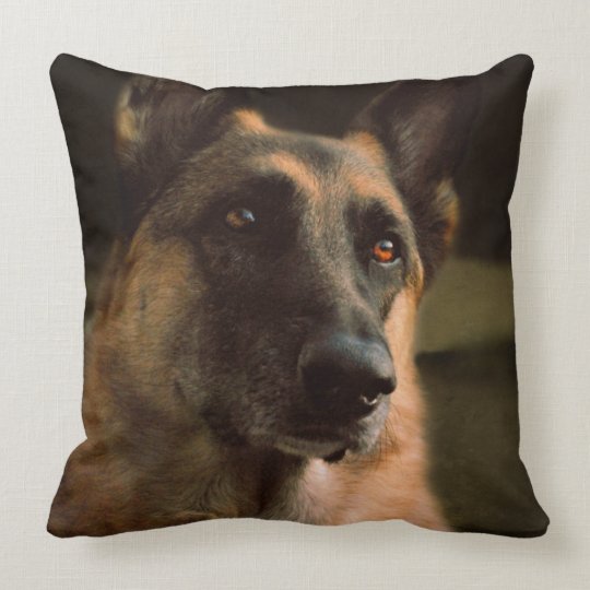 german shepherd throw pillow