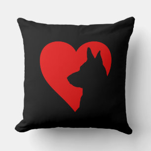 German Shepherd Throw Pillow