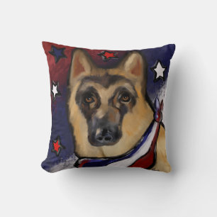 GERMAN SHEPHERD THROW PILLOW