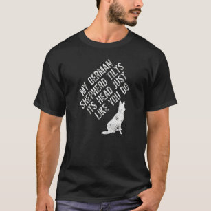 German Shepherd Tilts Head T-Shirt