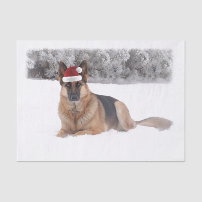 German Shepherd Tissue Paper (Front)