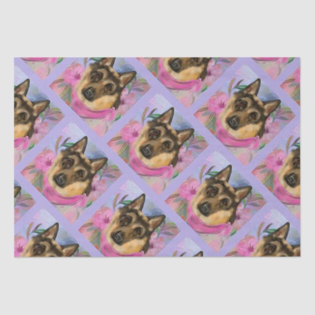 GERMAN SHEPHERD      TISSUE PAPER (Front)