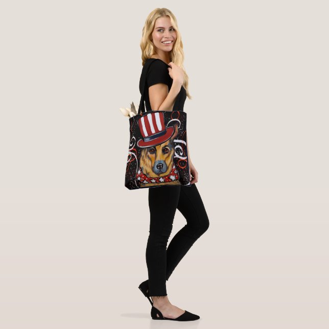 German Shepherd        Tote Bag (On Model)