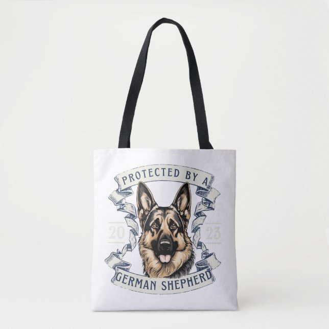 German Shepherd Tote Bag (Front)