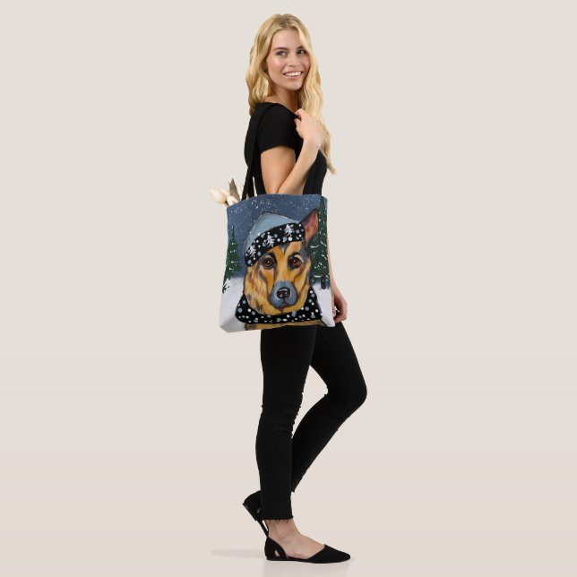 German Shepherd        Tote Bag (On Model)