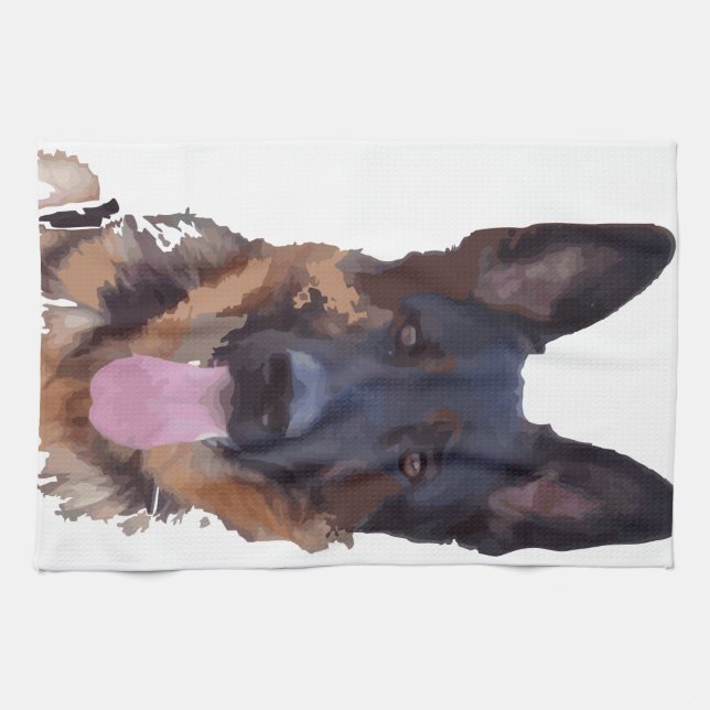 German shepherd towel (Horizontal)