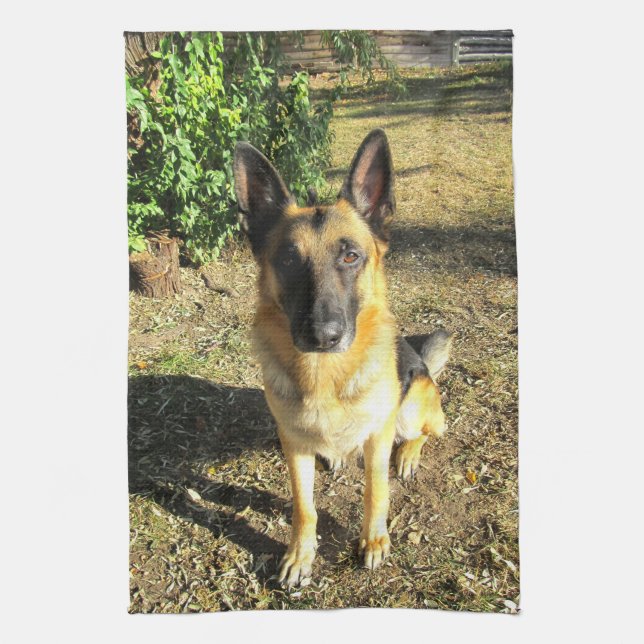 German Shepherd Towel (Vertical)