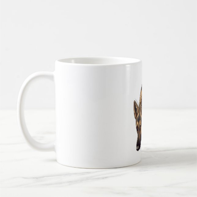 German Shepherd Tracking  Coffee Mug (Left)