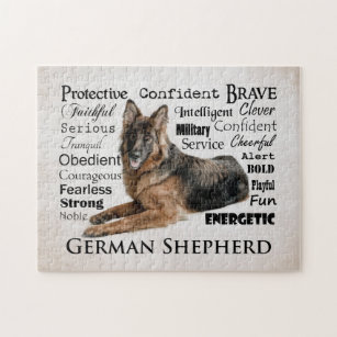 Strong German Shepherd Dog 1000 Pieces Puzzle for Adults Educational  Intellectual Jigsaw Puzzle Fun …See more Strong German Shepherd Dog 1000  Pieces