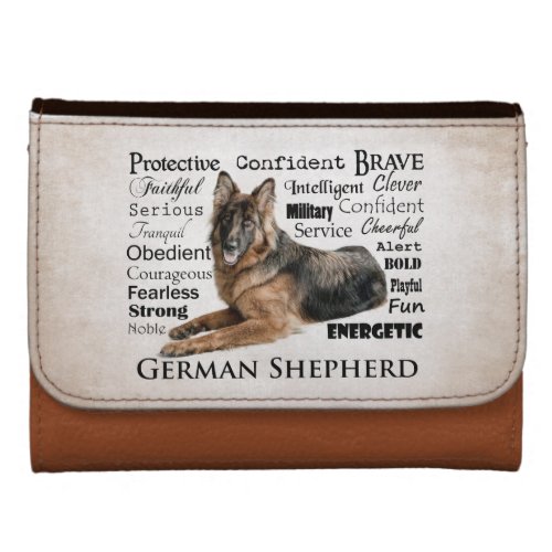 German Shepherd Traits Wallet