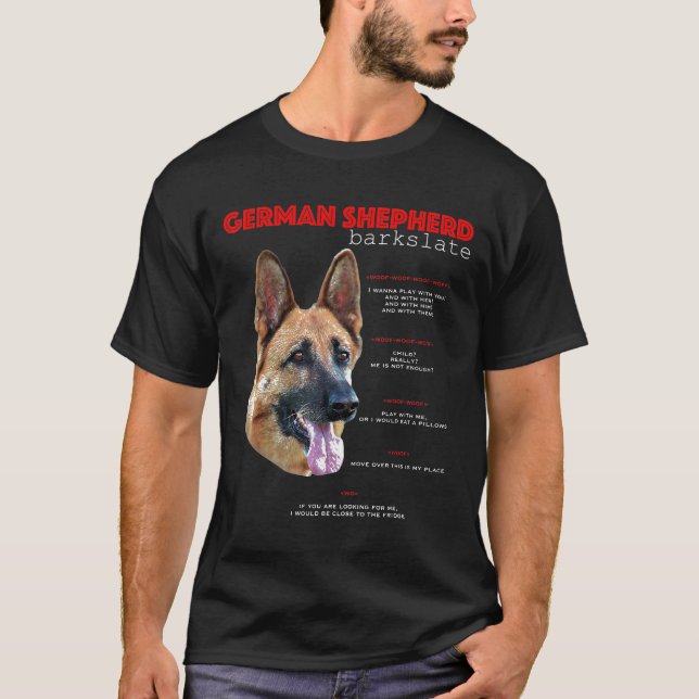   German Shepherd Translate  T-Shirt (Front)