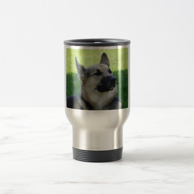 German Shepherd Travel Mug (Center)