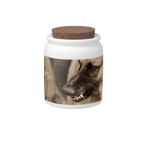 German Shepherd Treat Jar