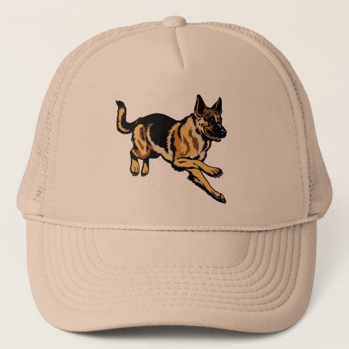 german shepherd trucker hat