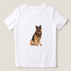 German Shepherd,tumbler wrap straight design, dog Tri-Blend Shirt