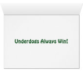 GERMAN SHEPHERD UNDERDOG CARDS (Inside Horizontal (Bottom))