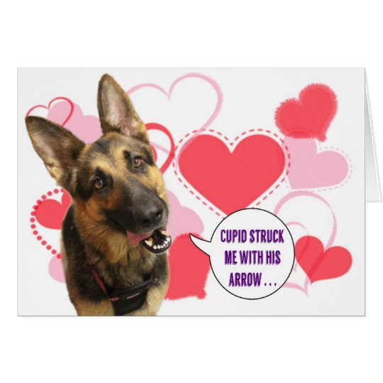 german shepherd valentine stuffed animal