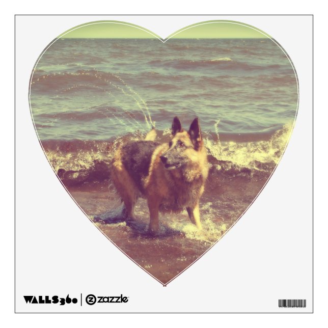 German Shepherd Wall Decal (Front)