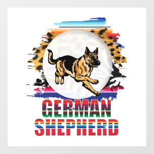 German Shepherd Wall Decal