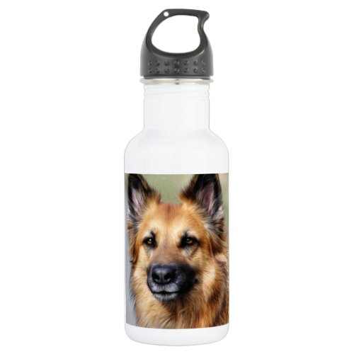 German Shepherd Water Bottle