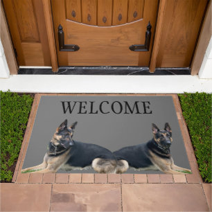 GERMAN SHEPHERD WELCOME DOORMAT
