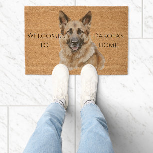 German Shepherd Welcome Mat