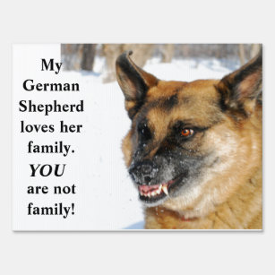 funny german shepherd warning signs