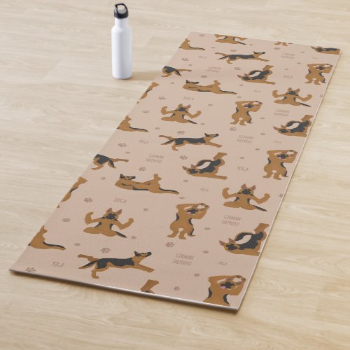 German Shepherd Yoga Mat