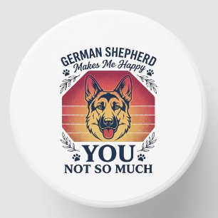 German Shepherd You Dog Retro Sunset Paws_1 Mini Candle Favors