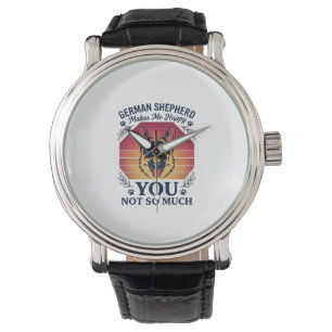 German Shepherd You Dog Retro Sunset Paws_1 Watch