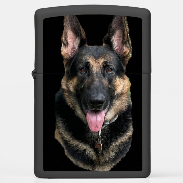 GERMAN SHEPHERD    ZIPPO LIGHTER (Front)