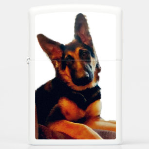 GERMAN SHEPHERD ZIPPO LIGHTER