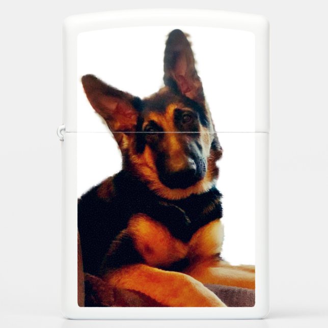 GERMAN SHEPHERD    ZIPPO LIGHTER (Front)