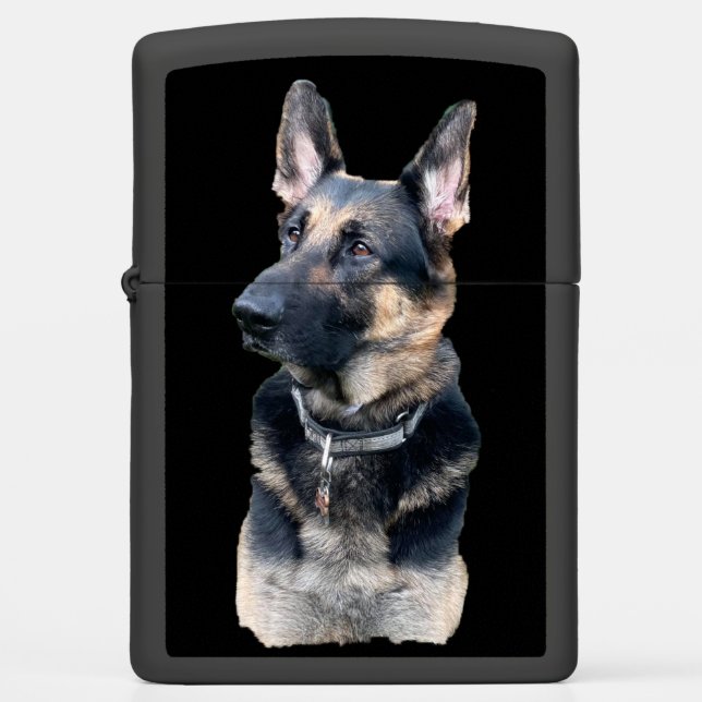 GERMAN SHEPHERD    ZIPPO LIGHTER (Front)