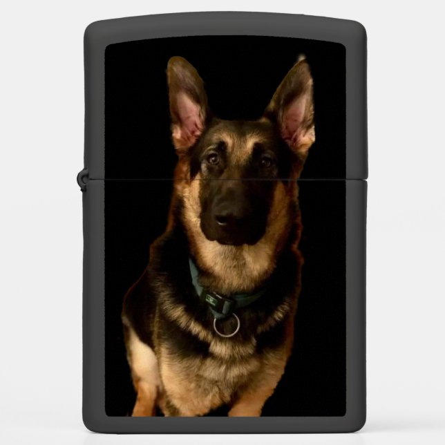 GERMAN SHEPHERD    ZIPPO LIGHTER (Front)