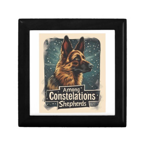 German Shepherds Amongst Constellations Gift Box