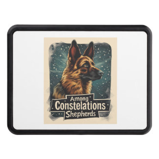 German Shepherds Amongst Constellations Hitch Cover