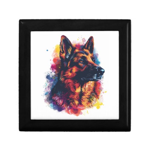 German Shepherds Amongst Cosmic Deities Position Gift Box