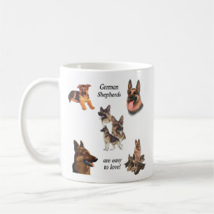 GERMAN SHEPHERDS ARE EASY TO LOVE! COFFEE MUG