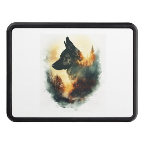 German Shepherds as Ghostly Guides Hitch Cover