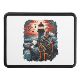German Shepherds Guiding Lost Souls Hitch Cover