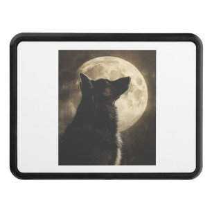 German Shepherds Howling at the Moon Hitch Cover