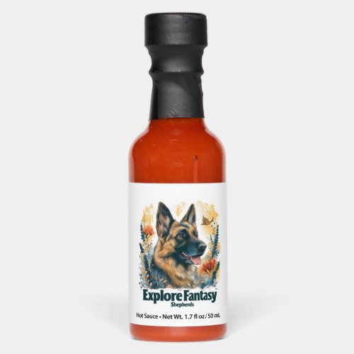 German Shepherds in Fantasy Forest Hot Sauces