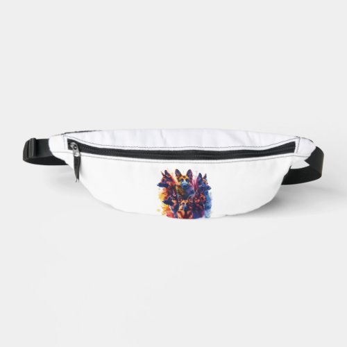 German Shepherds in Magical Academy Picture Fanny Pack