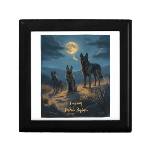 German Shepherds in Midnight Serenity Gift Box