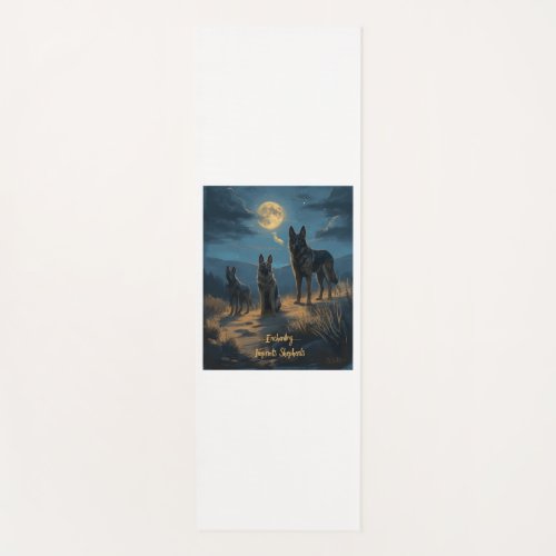 German Shepherds in Midnight Serenity Yoga Mat