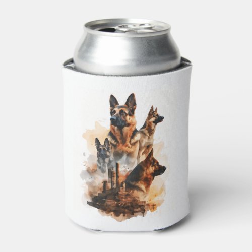 German Shepherds in Monumental Majesty Position Can Cooler