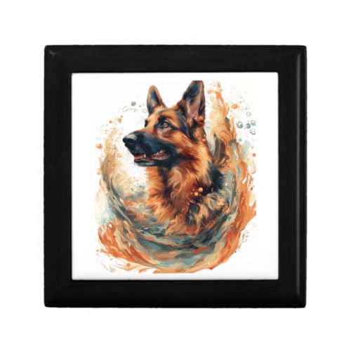 German Shepherds in Oceanic Elegance Gift Box