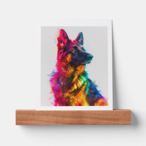 German Shepherds in Prism Perfection Picture Ledge