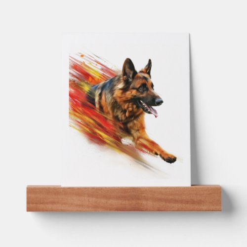 German Shepherds in Supersonic Speed Picture Ledge